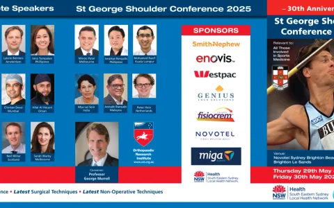El Doctor Aveledo, invitado a la Sydney 2025 Shoulder Conference